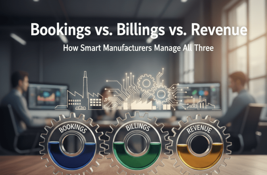 Booking vs. Biilings vs. Revenue