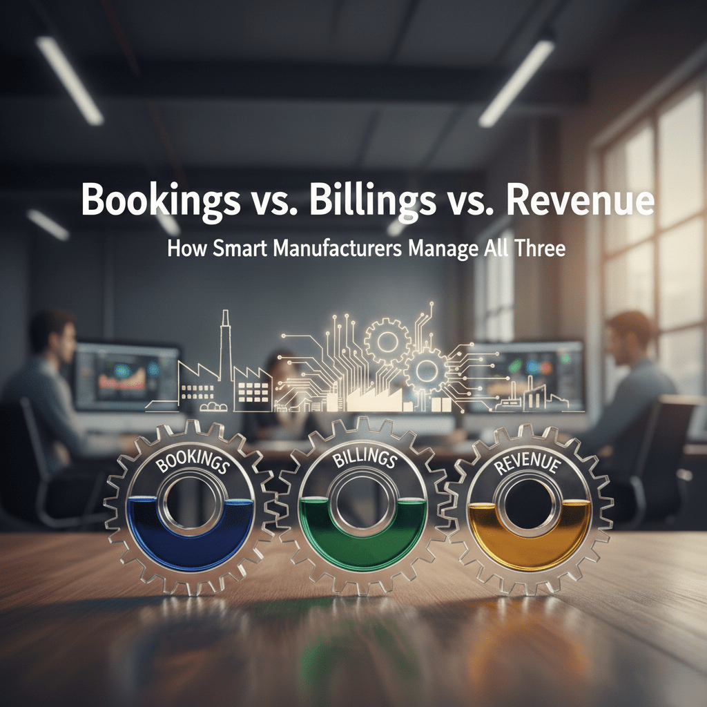 Booking vs. Biilings vs. Revenue