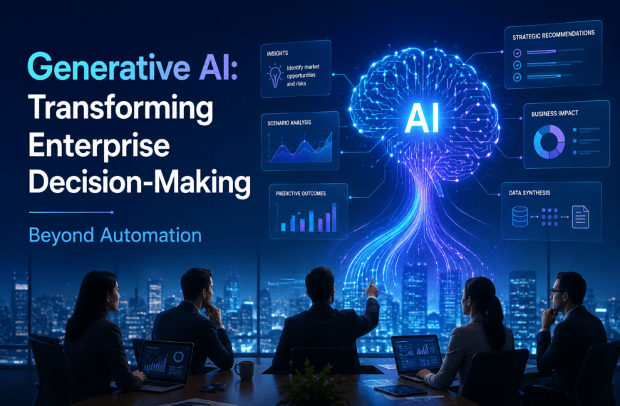 Generative AI Transforming Enterprise Decision-Making Beyond Automation