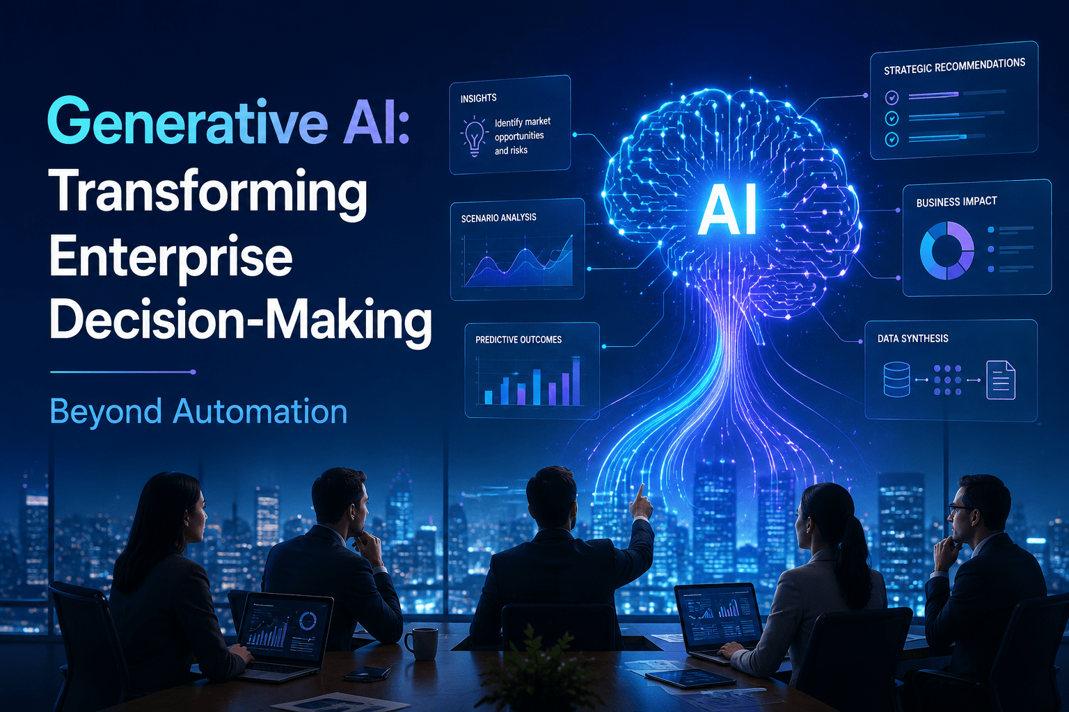 Generative AI Transforming Enterprise Decision-Making Beyond Automation