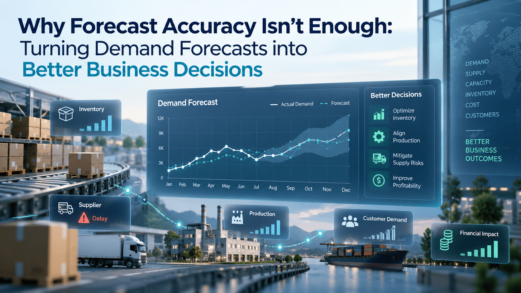 Demand Forecasts into Better Business Decisions